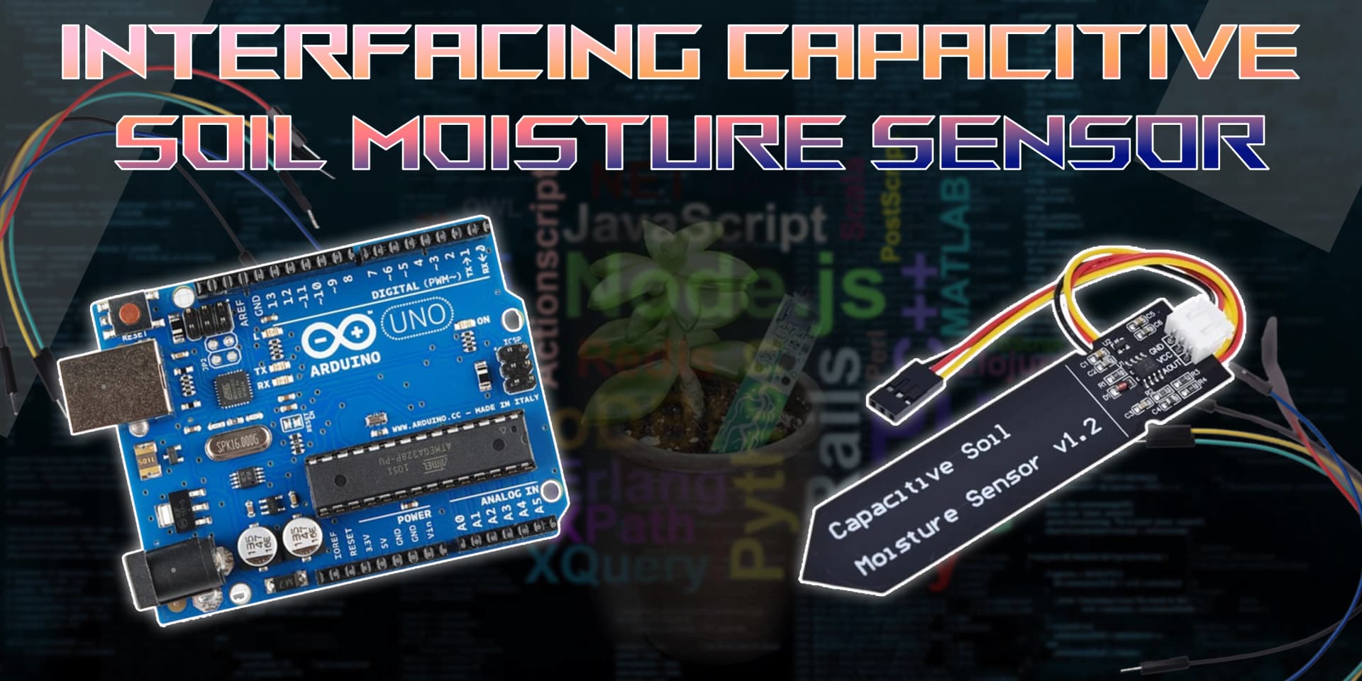 Measure Soil Moisture Using Arduino - Experiment Image