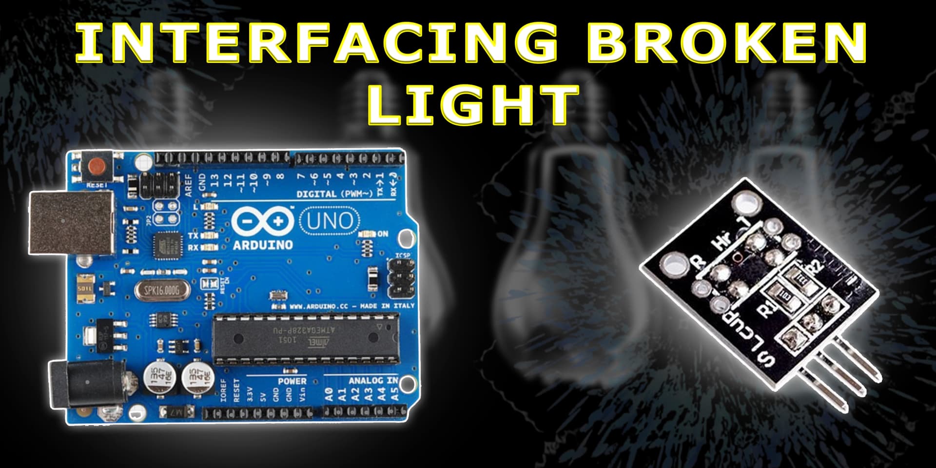 Interfacing Broken Light Sensor Module with Arduino