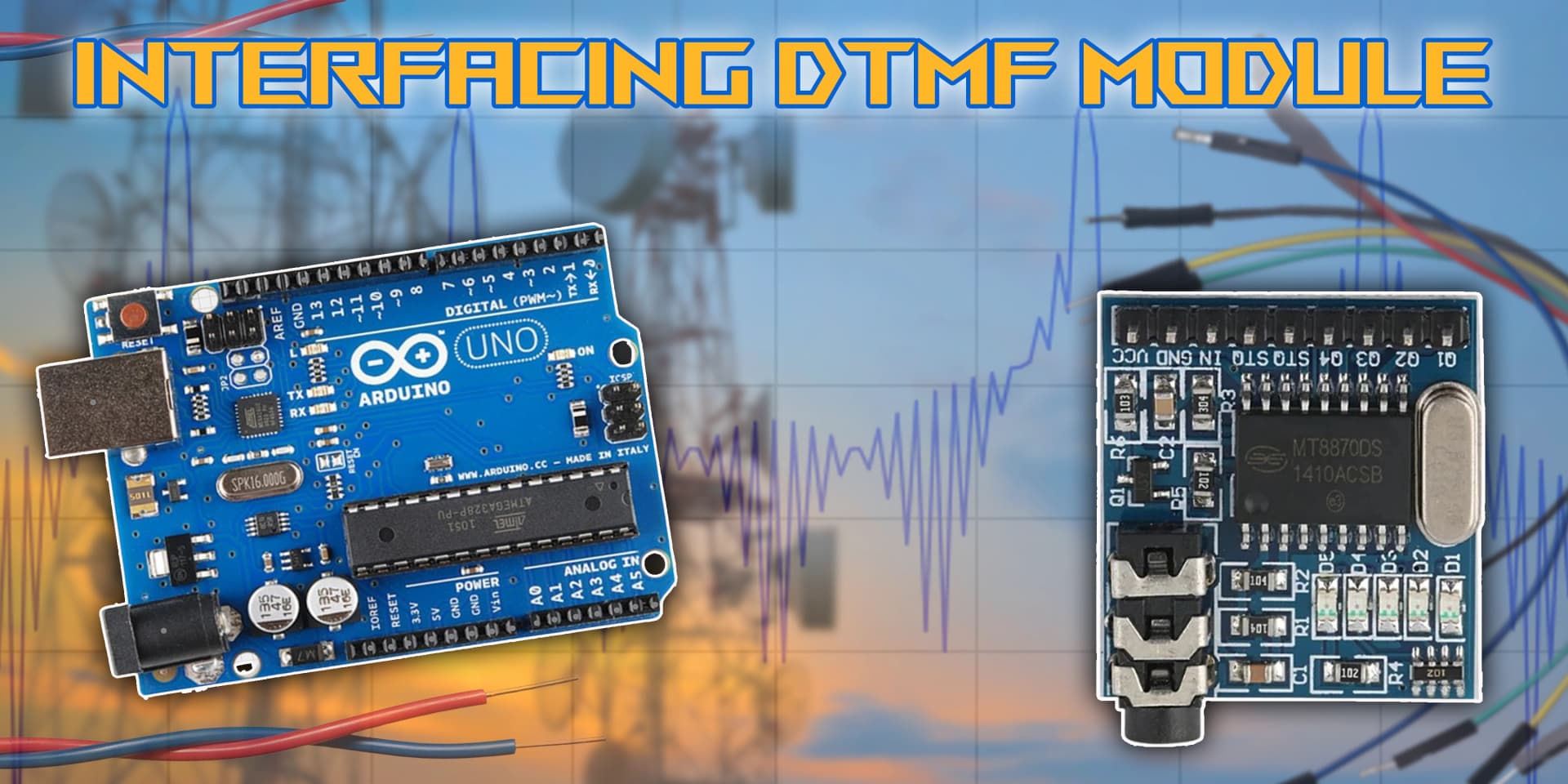 Interfacing DTMF Module with Arduino