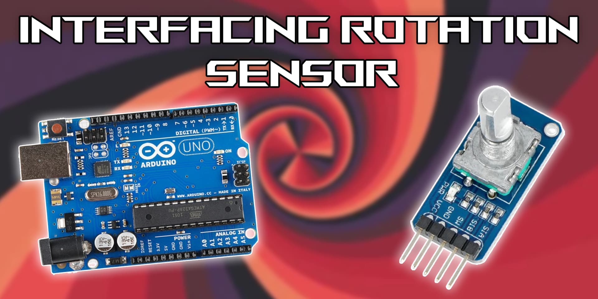 Interfacing Rotation Sensor Module with Arduino