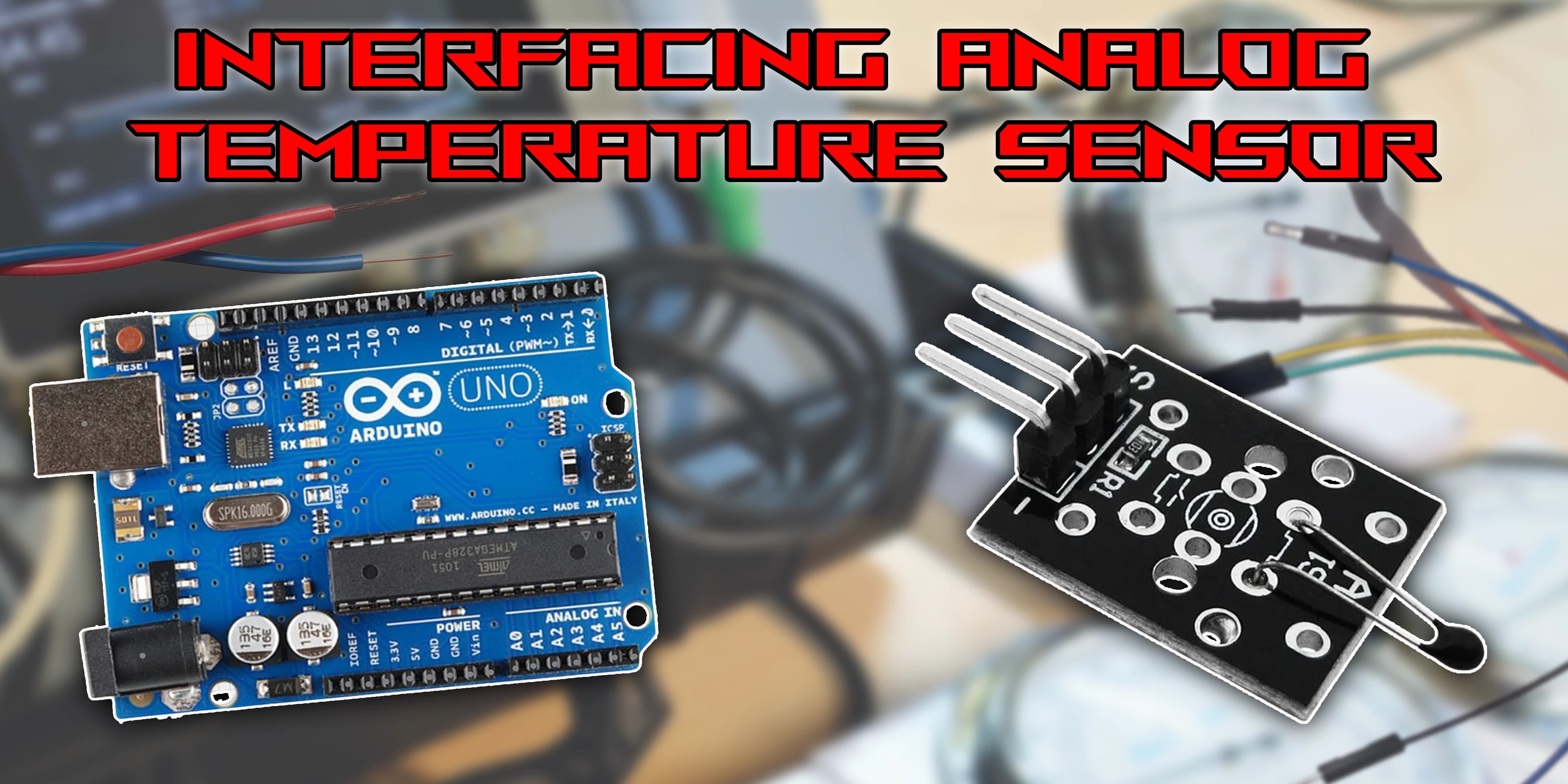 Interfacing Analog Temperature Sensor Module with Arduino
